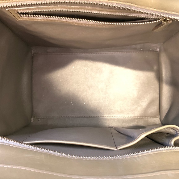 CELINE Mini Luggage 3 Color Pony Hair Bag - Picture 7 of 8